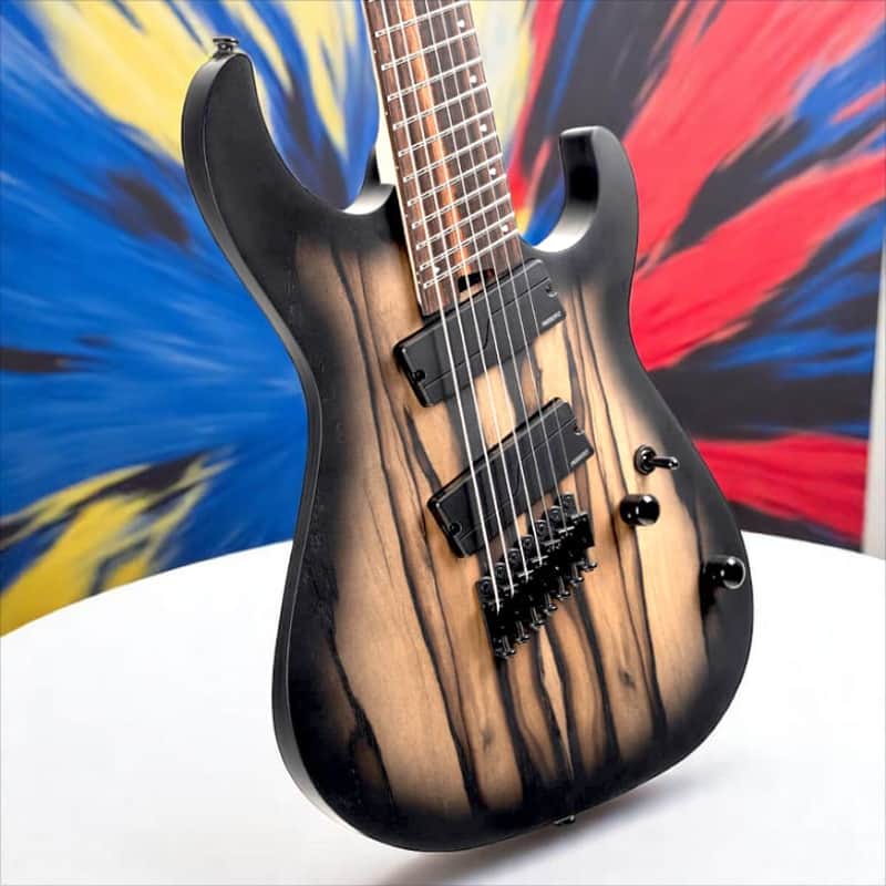 Cort KX507MS Pale Moon 7-String Multi-Scale Electric Guitar | Fishman Fluence, Fanned Frets, Ebony Fretboard image 1