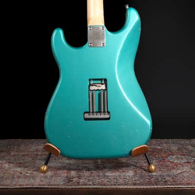 Waterslide Guitars - S-Style / Dual Foil - 2024 - Ocean Metallic. NEW, Authorized Dealer) image 7