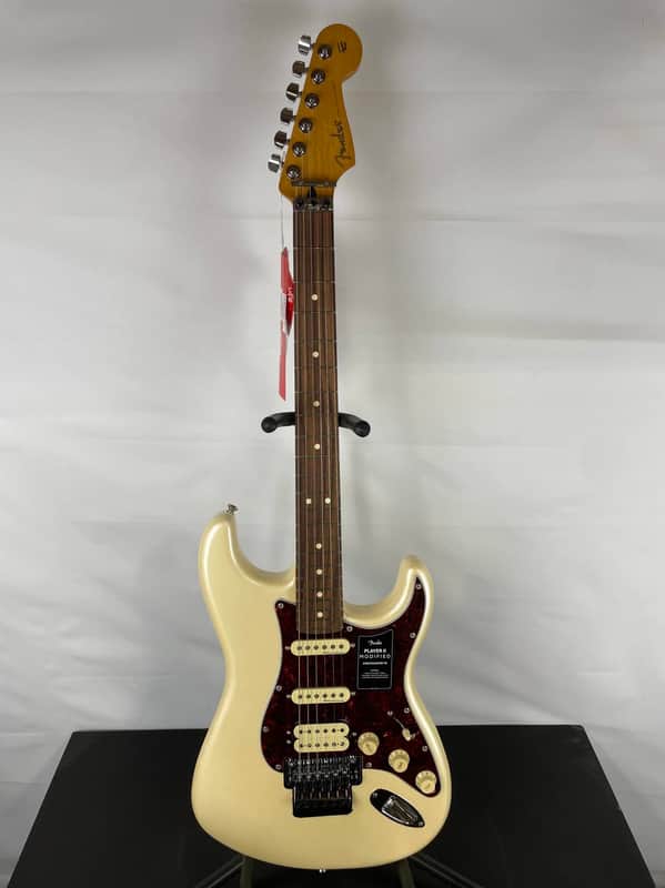 Fender Player II Modified Stratocaster HSS Floyd Rose Electric Guitar, Rosewood Fingerboard, Olympic Pearl image 1