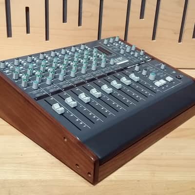 Solid State Logic X Desk 2010 with new walnut panels image 8