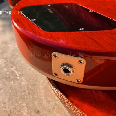 ♚SUBLIME♚2023 GIBSON Les Paul Standard*SLASH ♚ AAA+ MEGA DEEP FLAME  !♚ Appetite Amber ♚ AMAZING image 12