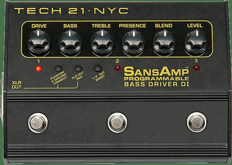 Tech 21 SansAmp Programmable Bass Driver DI *In Stock! image 1