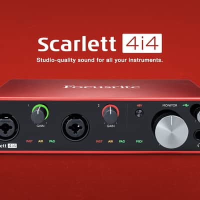 Focusrite Scarlett 4i4 3rd Gen USB Audio Interface image 1