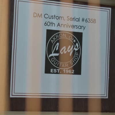 Huss and Dalton DM Custom Lay's Guitar Shop 60th Anniversary Model 2025 - Katalox/Spruce image 10