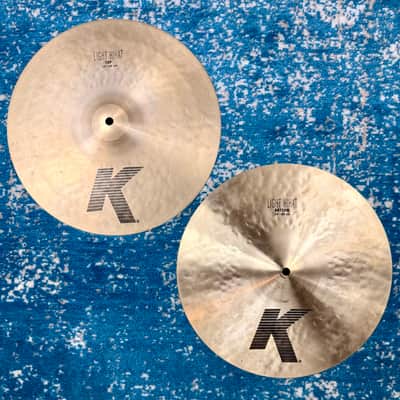 2007 EARLY HAMMERING 14" Zildjian K LIGHT Hihats 948g 1134g image 1