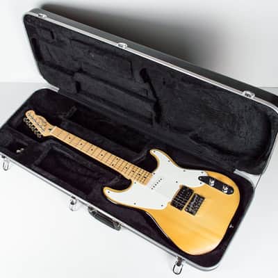 ONE of a KIND! Squier '51 Stratocaster/Telecaster/Precision Hybrid, Blonde/Black sides +CASE image 1