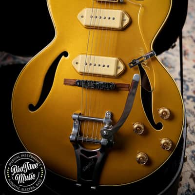 Peerless Gigmaster SC Hollow Body Metallic Gold image 7