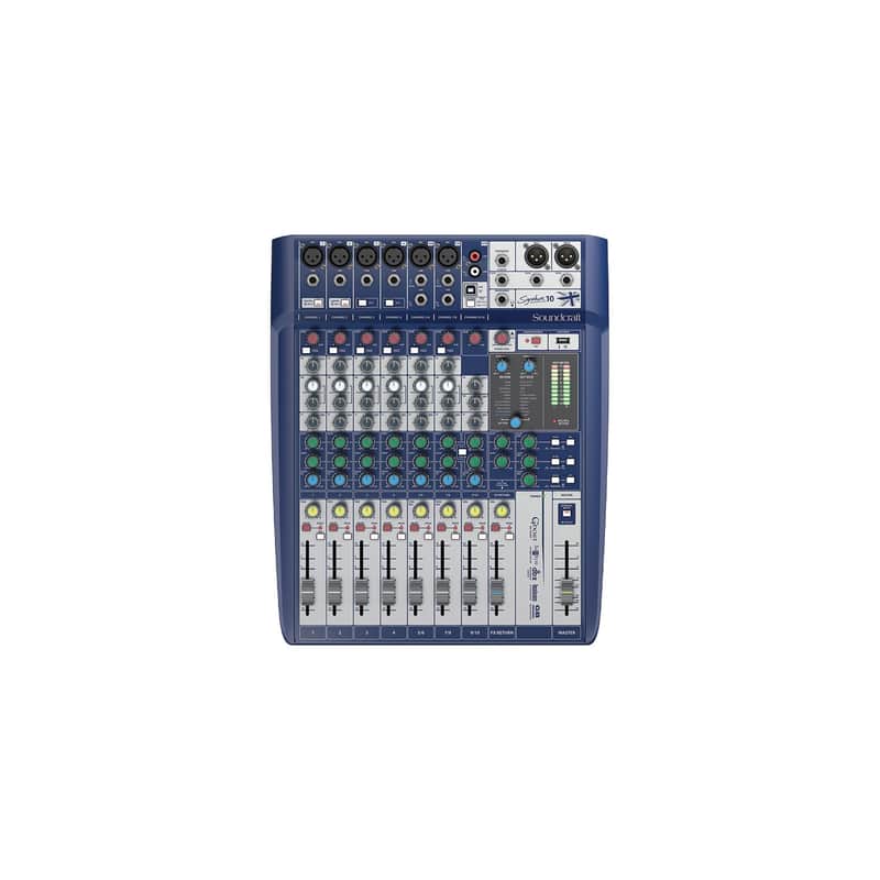 Soundcraft Signature 10 Powered Mixer, 10 Inputs image 1