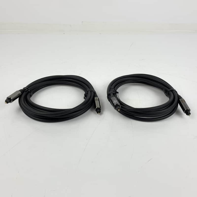 Audio Trak GLASS BLACK2 Optical Cable 3mx2 set TGHM image 1