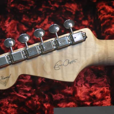 Fender Stratocaster 2022 - almond green Masterbuilt Todd Krause Eric clapton image 8