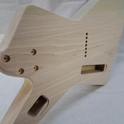 Unfinished Poplar HxH Guitar Body- 7 string - Destroyer Fits Ibanez (tm) Universe Neck J2347 image 8