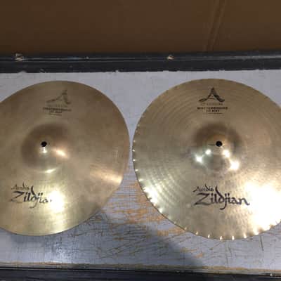 Zildjian 14" A Custom Mastersound Hi-Hat Cymbals (Pair) 1999 - Present - Brilliant image 1
