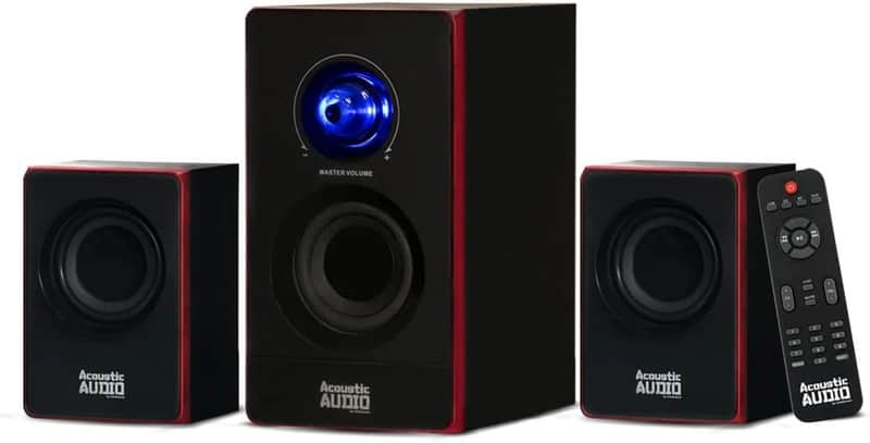 Immagine 200W 2.1 Bluetooth Studio Speaker System with Subwoofer & Remote - 1