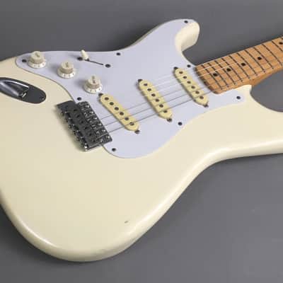 LEFTY! Vintage Fender ‘57 Reissue Strat ST-57LEX2 Custom Color Olympic White Blonde NOS Relic Stratocaster 7.1 lb HSC image 19