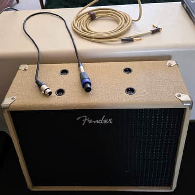 Fender 40 Watt Acoustasonic 6 & 12 Acoustic Guitar & Mic with Fender Ext Cabinet Stereo Two 8-inch Speakers & Correct Extra $ Cable and $25' Fender Guitar Cord! 2024 - Brown Tolex image 11