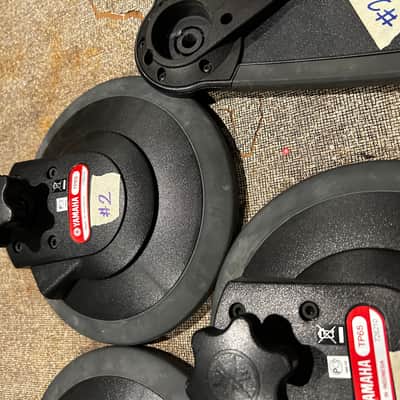 Yamaha TP65 PCY65 Electronic Drum & Cymbal Pads - Black - Set of 6 image 3