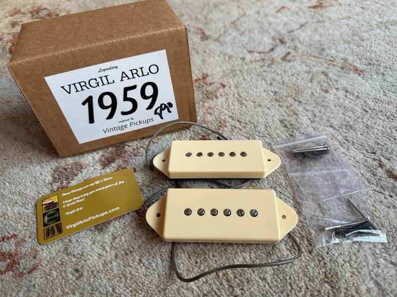 Virgil Arlo Dog Ear P90 Set - White Label 1959, MINT, Brand New image 1