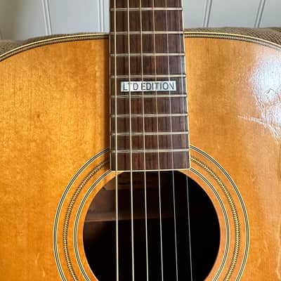 Washburn D93 limited edition Herringbone 1993 - Natural image 3