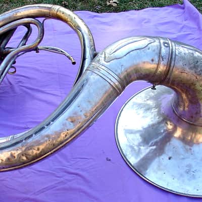 Vintage  Conn 32K "Naked Lady" sousaphone image 4