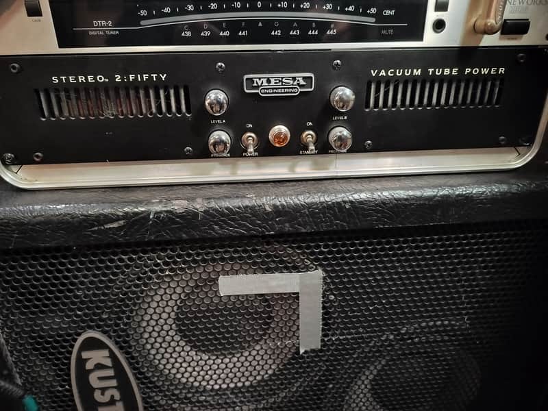 Mesa Boogie Stereo 2:Fifty 2-Channel 50-Watt Power Amplifer 2003 - 2017 - Black image 1