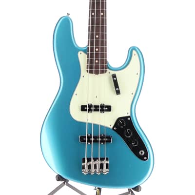 Fender Certified Pre-Owned Vintera II '60s Jazz Bass, Rosewood Fingerboard, Lake Placid Blue (I6) (45154) image 1