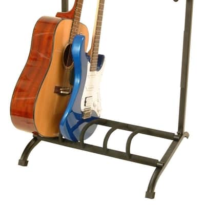On-Stage GS7561 Foldable Multi-Guitar Stand, 5-Space image 3