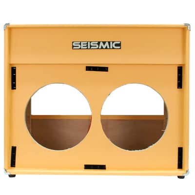 212 GUITAR SPEAKER CAB EMPTY Cabinet ORANGE TOLEX 2x12 image 5