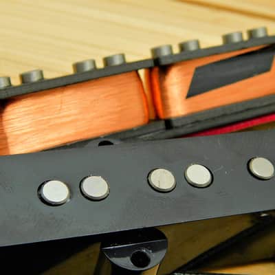 Artec Split Jazz Bass Noiseless Alnico 5 Pickup Set HOT! 11k / 13k image 8