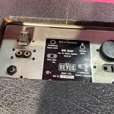 Revox type C36 TUBE TAPE RECORDER BLACK ( rare) image 15