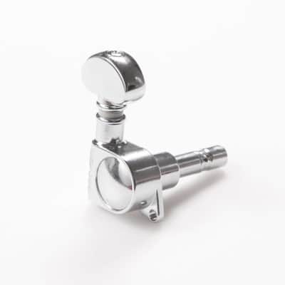 Grover 406C6 Mid-Size Locking Rotomatic Guitar Tuners 6 In line Chrome image 3
