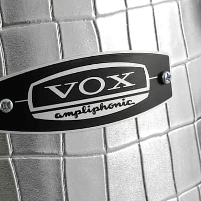 Vox Telstar 4-Piece Drum Kit (Silver Croco) 2000s - Silver Croco image 4