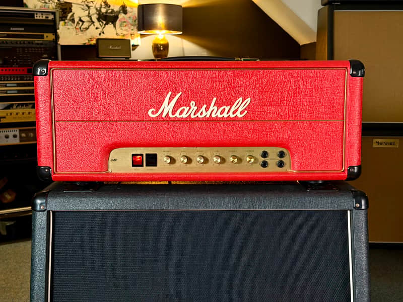 Marshall JMP 1959 MK II Super Lead 2-Channel 100-Watt Head 1979 - Red image 1