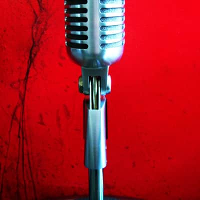 2000 era Shure 55SH dynamic cardioid microphone w Neutrik cable 55S 55SW 55 # 5 image 8