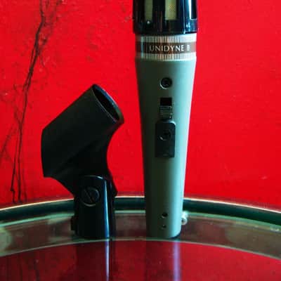 Vintage RARE 1980's Shure 517SA / 515SA dynamic cardioid microphone w accessories Hi Z PE54 PE54D image 10