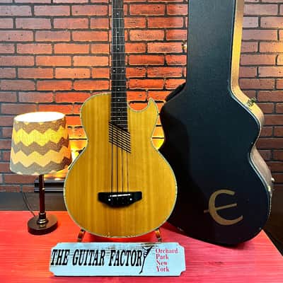 Washburn AB-20  90's Gloss Natural Wood With Hard Case image 12