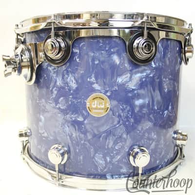 DW 16x13"Collectors Series Navy Blue Diamond Rack Tom Drum Workshop All-Maple US image 1