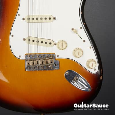 Fender Custom Shop 1967 Stratocaster Relic Faded 3 Tone Sunburst 2019 Used (Cod.1521UG) image 4