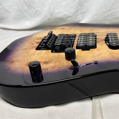 Charvel Pro-Mod DK24 HSS FR M Poplar Guitar with Soft Case 2021 - Purple Sunset / Maple neck image 19