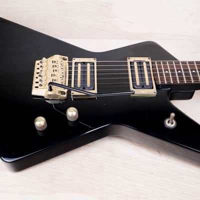 Ibanez Destroyer II DT330 MIJ 1985 Black Vintage Made in Japan Fujigen w/ Bag image 5