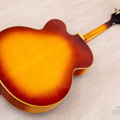 1970 Gibson Super 400 CES Vintage Archtop Electric Guitar Sunburst w/ T Tops, 1 11/16" Nut image 14