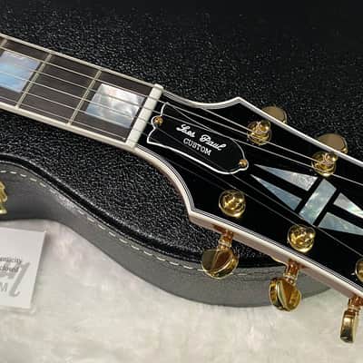 NEW! Gibson Dealer Select Custom Shop Les Paul Custom AAA Flame Top - Aqua Blue - Authorized Dealer - WOW! 8.2 lbs - G07380 image 11