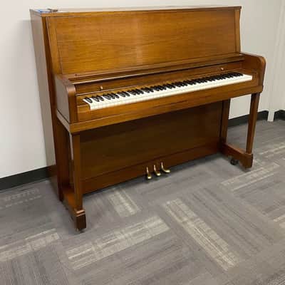 Everett Upright Piano | Satin Walnut | SN: 206979 image 3