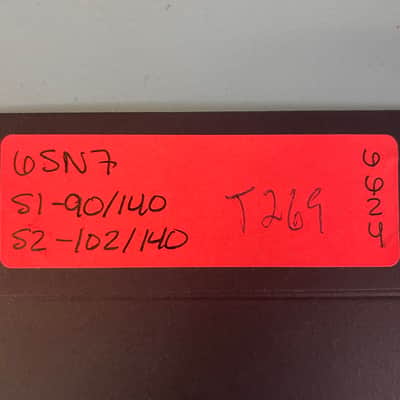 1960s RCA 6SN7GTB Vintage Black Plate Clear Top Preamp Tube! T269 image 8