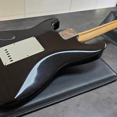 1989 Fender Stratocaster US Plus Black Custom Active Tone Circuit Lace Sensor Pickups Sperzel Locking Tuners American Vintage 80s 90s USA Guitar Deluxe Hard Case 89-1990 image 12