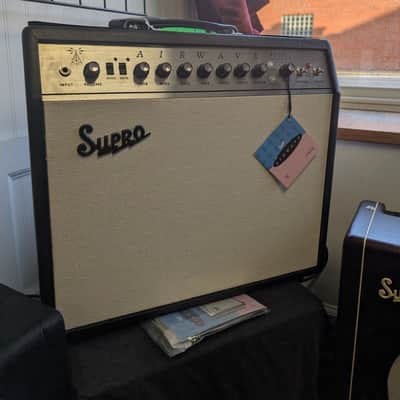 Supro 1825R Airwave 25-Watt 1x12" Guitar Combo 2025 - Black image 1