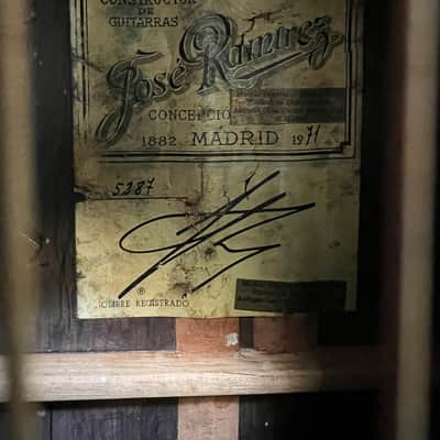 Jose Ramirez 1A "Segovia" 1971 image 3