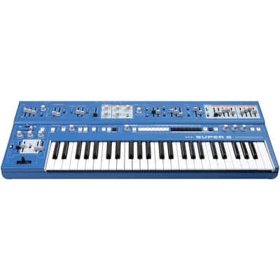 UDO Audio Super 6 12-Voice Polyphonic Keyboard Synthesizer - Blue RIBBON KIT image 4