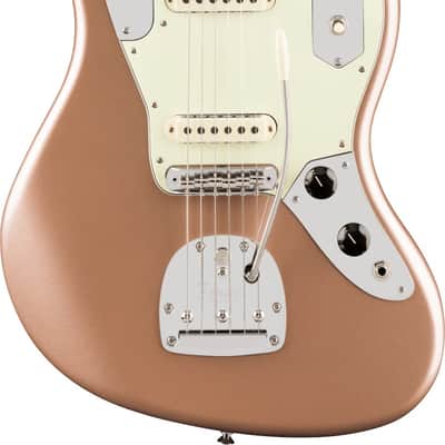 Fender American Professional Classic Jaguar®, Rosewood Fingerboard, Faded Firemist Gold image 7