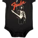 FENDER BABY ONESEE HENDRIX PEACE, Blk, 6 MONTH