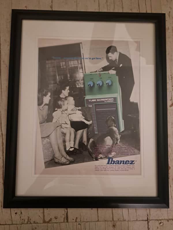 1989 Ibanez TS10 Advertisement image 1